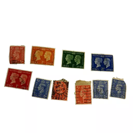 10 x WW2 Era Stamp (British)