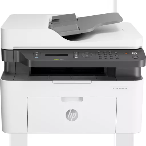 HP Laser MFP 137fnw, Black and white, Printer for Small medium business, Print, copy, scan, fax