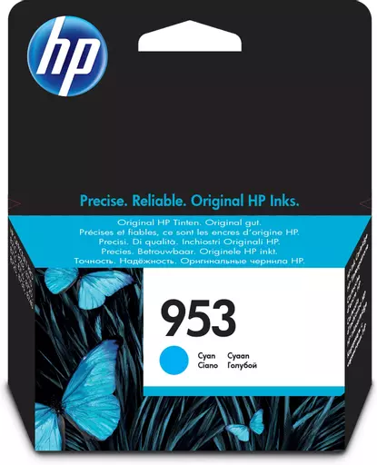 HP F6U12AE/953 Ink cartridge cyan, 630 pages 9ml for HP OfficeJet Pro 7700/8210/8710