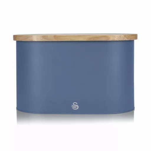 Nordic Oval Bread Bin with Cutting Board Lid