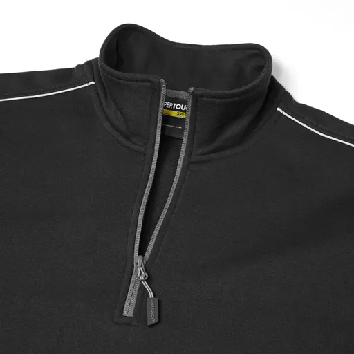 sys709-system-eco-mens-black-qaurter-zip-sweatshirt-zip-detail.png?
