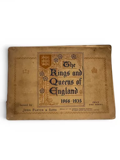 The Kings and Queens of England 1066–1935 cigarette card album