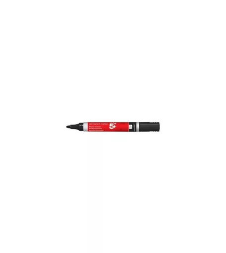 Permanent Marker Bullet Tip 2mm - Black (Pack of 10)