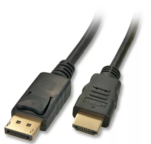 Lindy 41483 video cable adapter 5 m DisplayPort HDMI Black