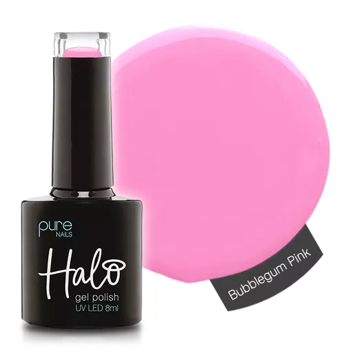 Halo Gel Polish Bubblegum Pink 8ml