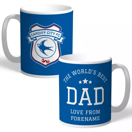Cardiff City FC World's Best Dad Mug