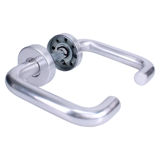 ECLIPSE Lever On Rose RTD Aluminium Handle Set