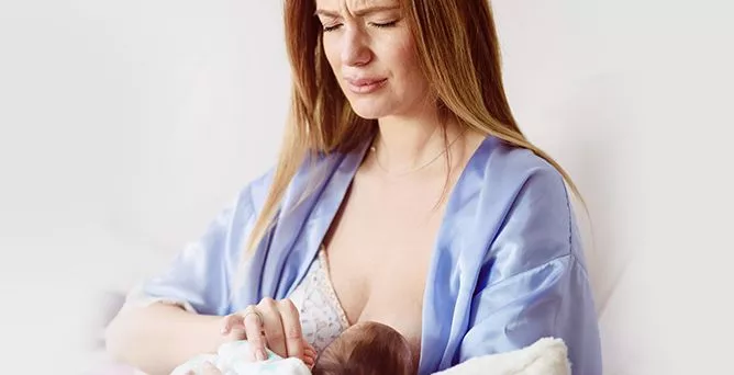 PROBLEMS AND NIPPLE PAIN DURING BREAST FEEDING 