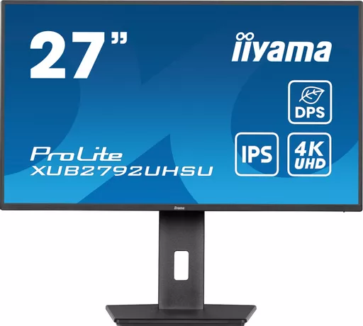 iiyama ProLite XUB2792UHSU-B6 computer monitor 68.6 cm (27") 3840 x 2160 pixels Dual UHD LED Black