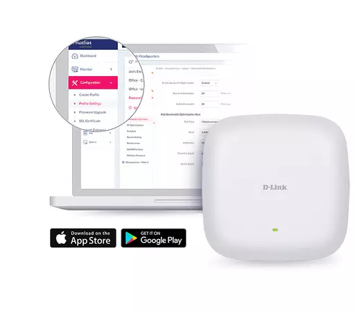 D-Link AX3600 Wi‑Fi 6 Dual‑Band PoE Access Point