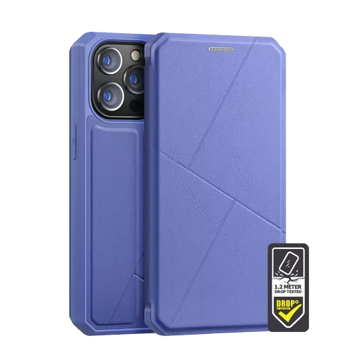 Dux Ducis - Skin X Wallet for iPhone 13 Pro - Blue