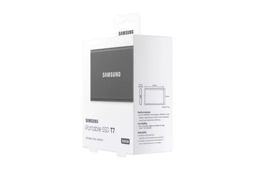 Samsung Portable SSD T7 500 GB Grey