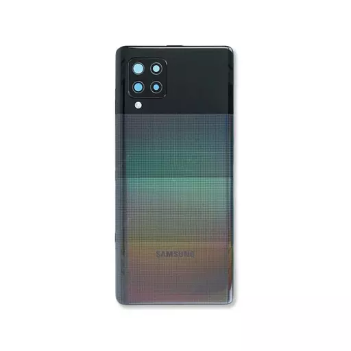 Back Cover w/ Camera Lens (Service Pack) (Prism Dot Black) - For Galaxy A42 5G (A426)