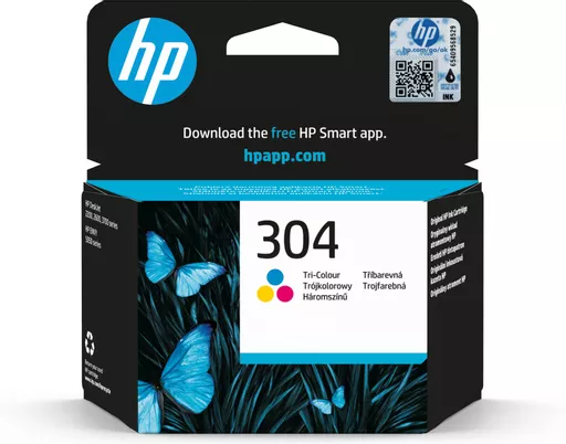 HP N9K05AE/304 Printhead cartridge color, 100 pages/5% 2ml for HP DeskJet 2620/3720