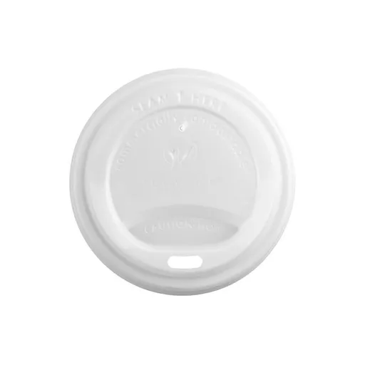 VEGWARE 79 SERIES WHITE CPLA HOT CUP LID (1000)