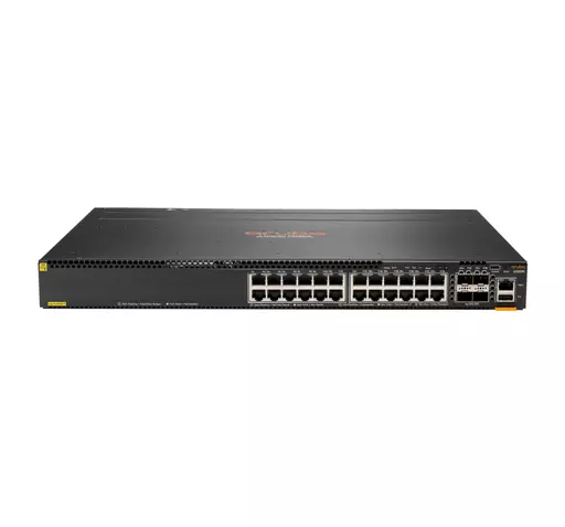 Aruba 6300M 24-port 1GbE Class 4 PoE & 4-port SFP56 Managed L3 Gigabit Ethernet (10/100/1000) Power over Ethernet (PoE) 1U