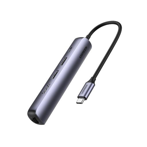 Ugreen 10919 laptop dock/port replicator Wired USB 3.2 Gen 1 (3.1 Gen 1) Type-C Grey