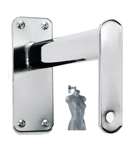 Chrome Wall Support Bracket for Energy Busts