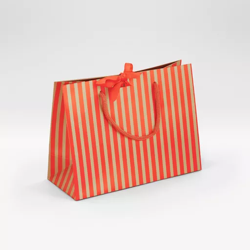 Red and Gold Striped Luxury Bag  320-x-110-x-270mm.jpg
