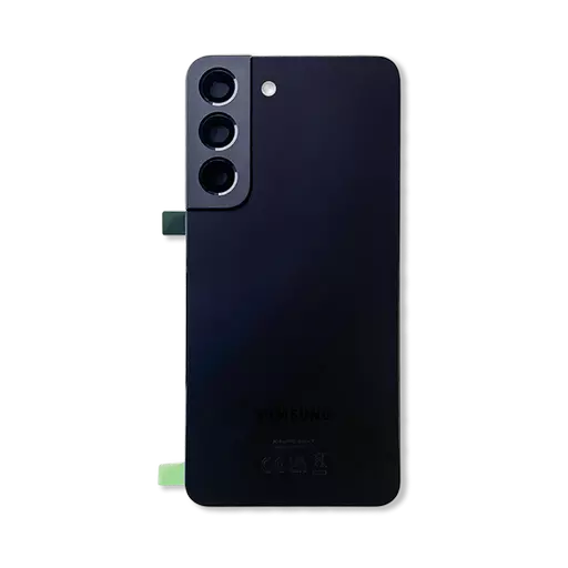Back Cover w/ Camera Lens (Service Pack) (Phantom Black) - For Galaxy S22 5G (S901)