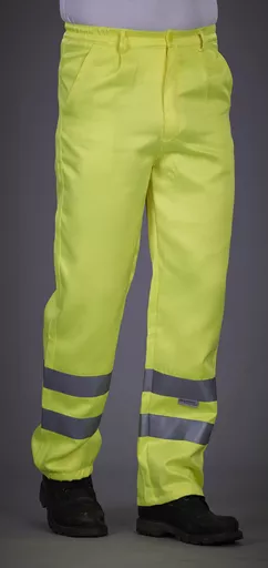 Hi-Vis Polycotton Work Trouser (Reg)