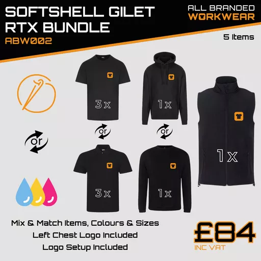 Softshell Gilet RTX Workwear Bundle