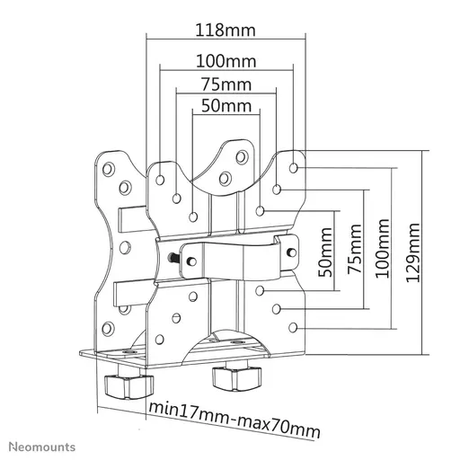 Neomounts nuc/thin client holder