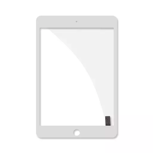 Glass w/ Touch (Glass + Digitizer + OCA) (CERTIFIED) (White) - For iPad Mini 4