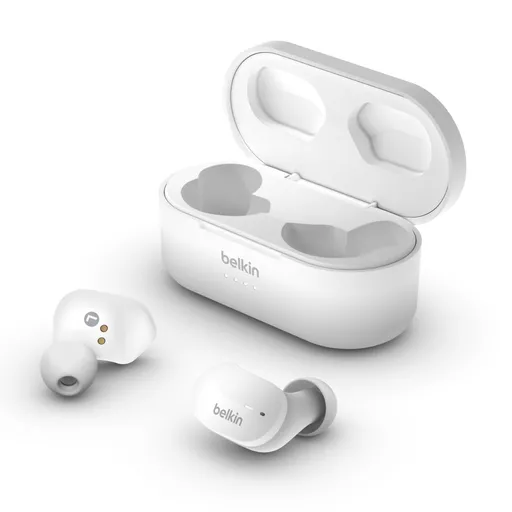 Belkin AUC001BTWH headphones/headset Wireless In-ear Music Micro-USB Bluetooth White