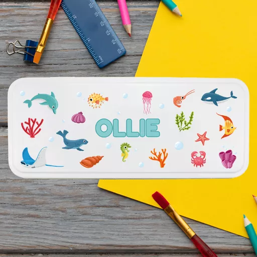 Sealife Pencil Tin