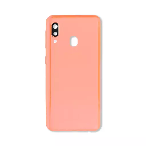 Back Cover w/ Camera Lens (Service Pack) (Flamingo Pink) - For Galaxy A20e (A202)