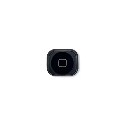Home Button w/ Rubber Gasket (Black) (CERTIFIED) - For iPhone 5C