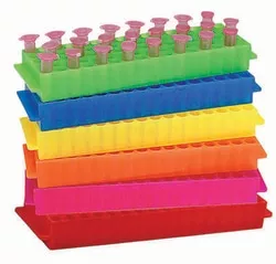 Micro Tube Rack, Polypropylene, Assorted colours