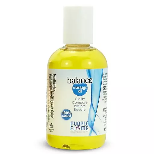 Purple Flame Balance Therapeutic Massage Oil 100ml