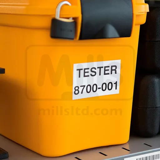 DYMO XTL 19mm All-Purpose Vinyl Black on White