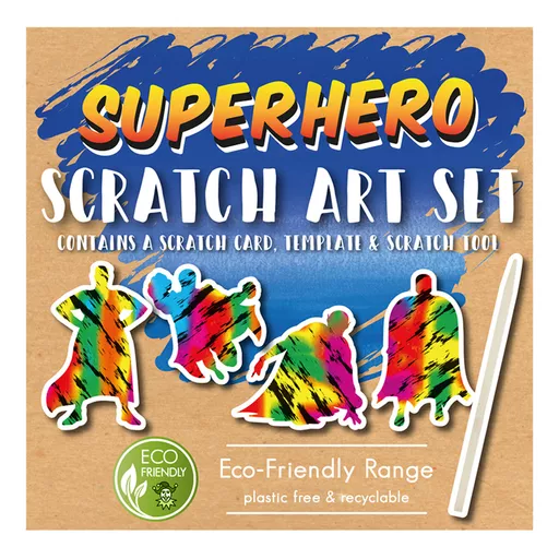 Superhero Magic Colour Scratch - Box of 108