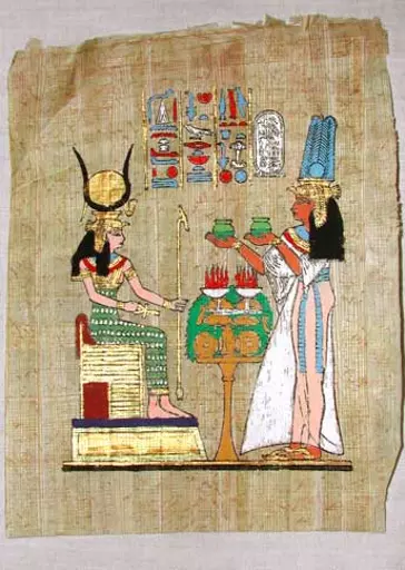 Medium Painted Papyrus Paper