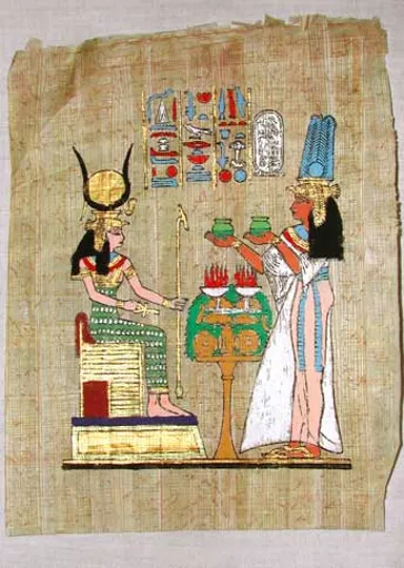 Medium Painted Papyrus Paper