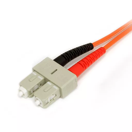 StarTech.com 2m Fiber Optic Cable - Multimode Duplex 62.5/125 LSZH Fiber Jumper Cord - LC/SC