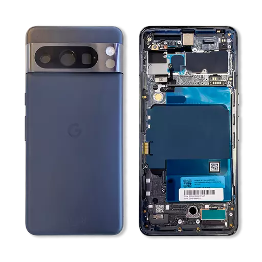 Back Housing (Service Pack) (Obsidian) - For Google Pixel 8 Pro (G1MNW, GC3VE)