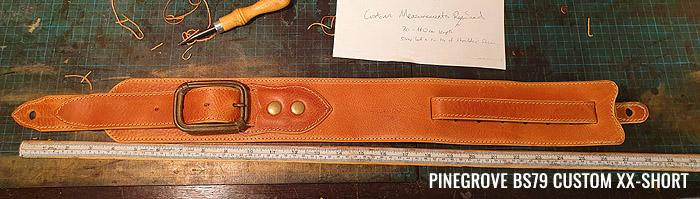 Extra-short BS79 guitar strap