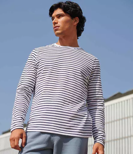 SF Clothing Unisex Long Sleeve Striped T-Shirt