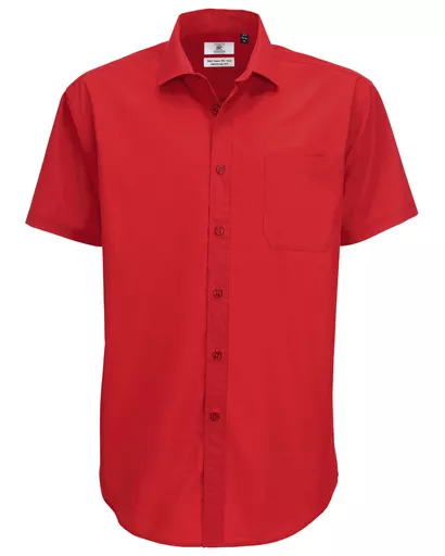 Men's Smart Short Sleeve Poplin Shirt