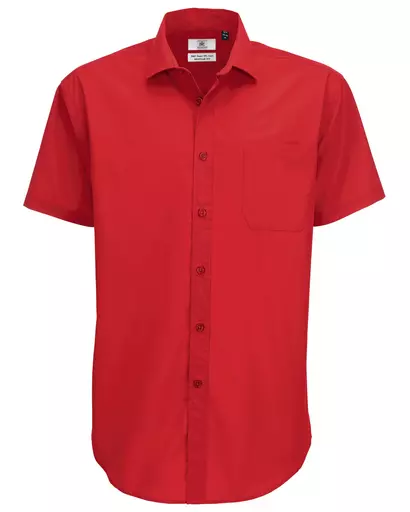 Men's Smart Short Sleeve Poplin Shirt