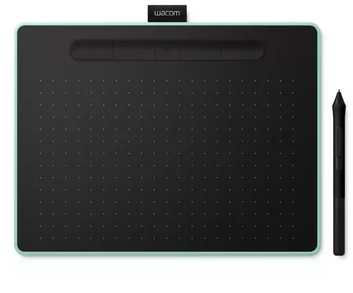 Wacom Intuos M Bluetooth graphic tablet Black, Green 2540 lpi 216 x 135 mm USB/Bluetooth