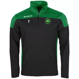 WantageTownFC_LadiesPrideQuarterZip_Number_Black_Green_Front.png