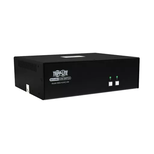 Tripp Lite B002-H2AC2-N4 Secure KVM Switch, 2-Port, Dual Head, HDMI to HDMI, 4K, NIAP PP4.0, Audio, CAC, TAA