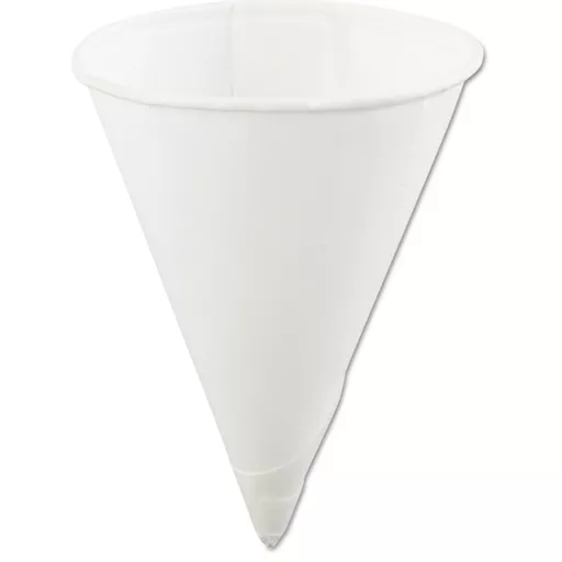 4oz Paper Cone White