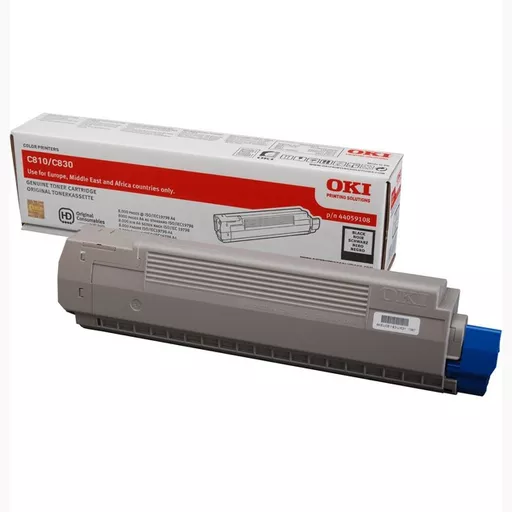 OKI 44059108 Toner black, 8K pages ISO/IEC 19798 for OKI C 800