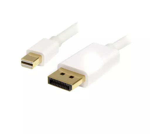 StarTech.com 2m (6ft) Mini DisplayPort to DisplayPort 1.2 Cable - 4K x 2K UHD Mini DisplayPort to DisplayPort Adapter Cable - Mini DP to DP Cable for Monitor - mDP to DP Converter Cord